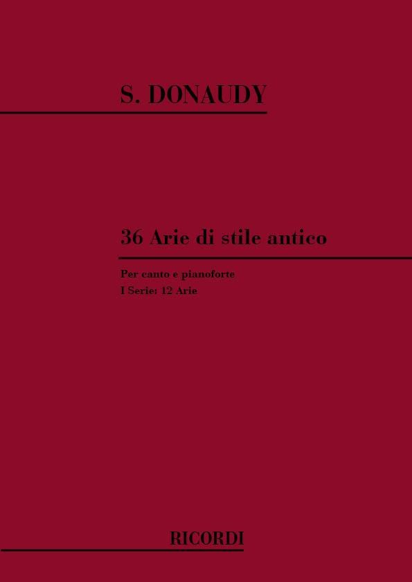 36 Arie Di Stile Antico I Serie